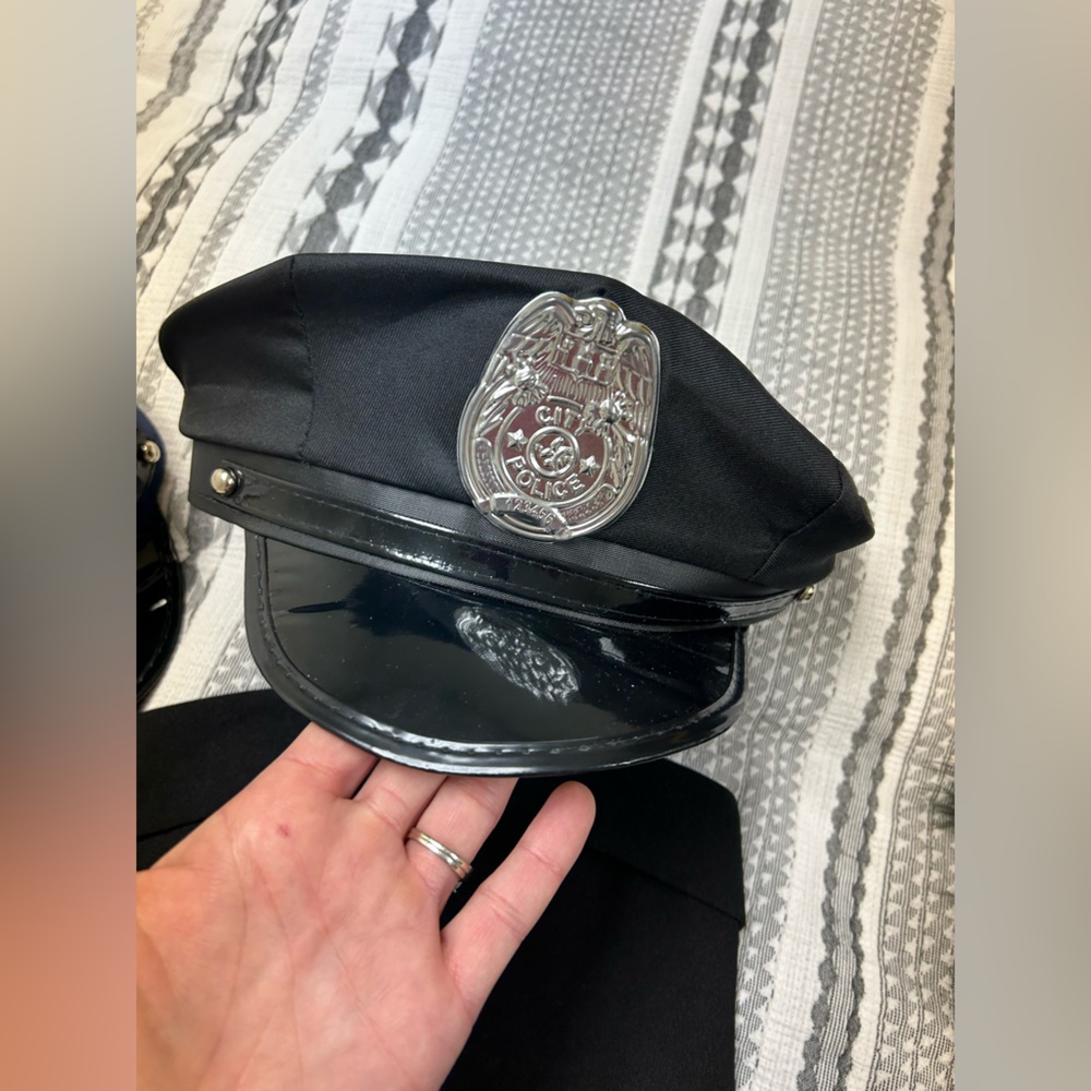 Police Officer Costume - Black and Blue women’s XS - Picture 2 of 6